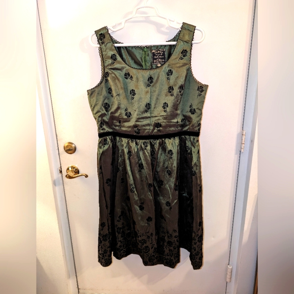 Elegant Green Floral Bella Twilight New Moon Birthday Dress
